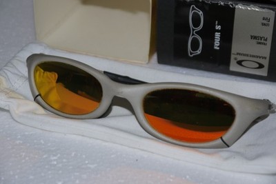 2002 Oakley Magnesium Mag Four S 05-840 Fire Iridium Plasma