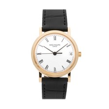 Patek Philippe Calatrava Rose Gold Auto 33mm Strap Watch 3802/200R-010