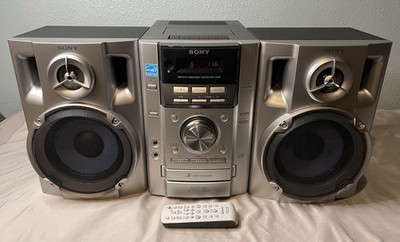 Sony MHC-EC50 Mini HiFi Stereo CD 3 Disc Changer AM/FM w/Remote - TESTED -