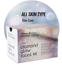 Aroma Magic 6 Step Diamond Glow Facial Kit, Salon Range for All Skin type NIB