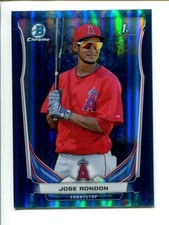 2014 Bowman Chrome - Prospects - Bubbles Refractor #BCP15  Jose Rondon #/99 ⚾