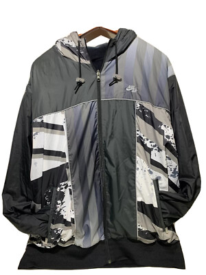 Nike Men s Reversible Winter Coat Hooded Jacket Size XXL