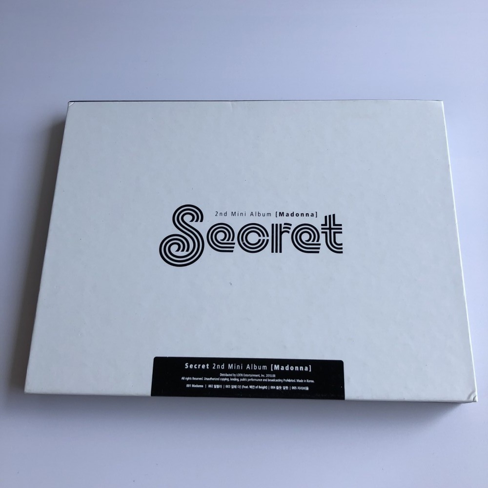 Secret 2nd Mini Album Madonna CD+BOOKLET 8804775037184| eBay