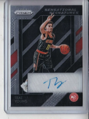2018-19 Panini Prizm TRAE YOUNG Rookie RC Auto Atlanta Hawks Star