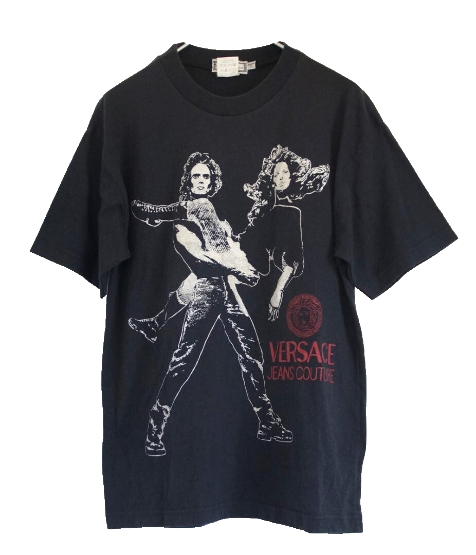 VERSACE JEANS COUTURE メデューサ リネン ベスト VERSACE JEANS COUTURE Richard Avedon T-shirt S Black Men | eBay