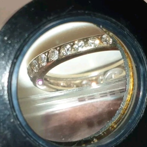 Alliance Américaine en Platine 950 sertie de 24 Diamants – Élégante et Raffinée - Imagen 5 de 5