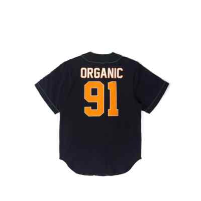 Midnight Organic Jersey Mens Large Black Larry June Citrus League