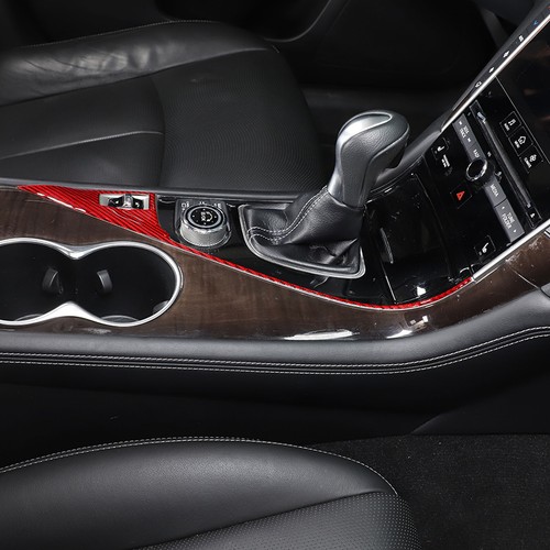 Red Carbon Car Sport Mode Button Frame Trim Sticker For Infiniti Q50 2015-2022 - Picture 4 of 12