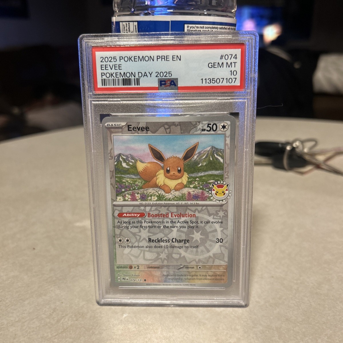 1995 gastly pokemon card value PSA 10 Sylveon Pokémon Day 2025 – Danireon Cards & Games main image 0