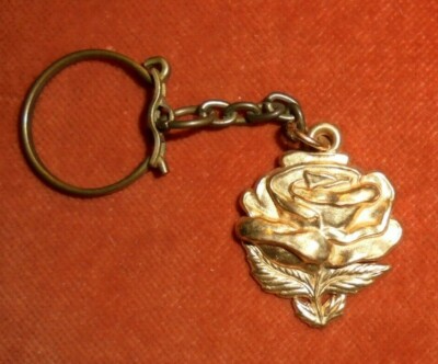 LE BAS A LA ROSE Women's Lingerie Keyring (GOLD Flower) CLAIRMILLE