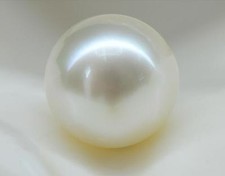 HUGE ROUND NATURAL SOUTH SEA 13MM GENUINE WHITE LOOSE PEARL UNDRILLED 088