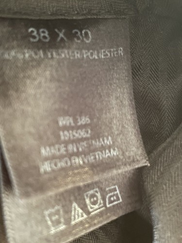 Haggar Pants Khaki Classic Dress WPL386 Elastic Hidden Waist Band Mens Sz 38x30 - Picture 4 of 4
