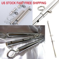 Expandable Adjustable Bondage Metal Open leg Bar for Hand Ankle Cuffs Slave BDSM