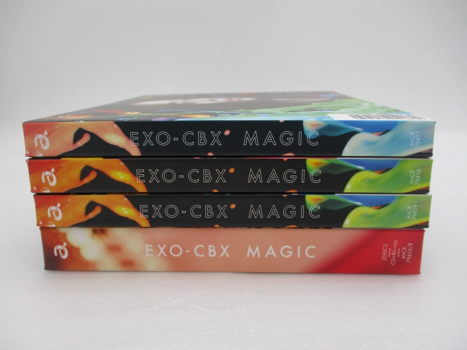 EXO-CBX CD MAGIC 4type Set w/ 3Photocards Japan version Baekhyun Xiumin Chen Exo - Image 3 of 4