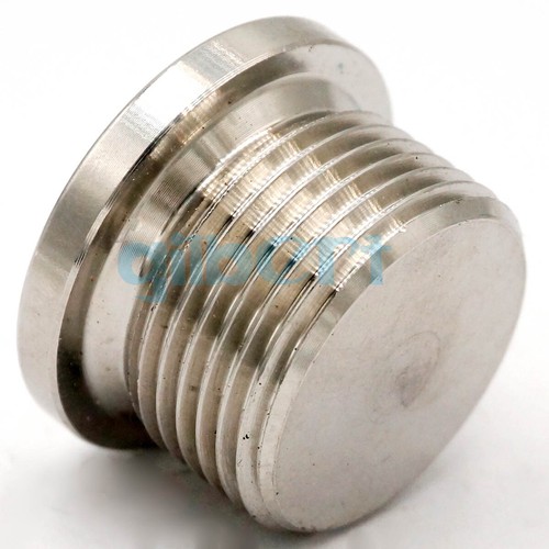 1/8"-1" BSPP Male 304 Stainless Countersunk Plug With Flange Internal Hex Socket - Picture 4 of 11
