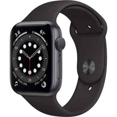 Apple Watch Series 6 - GPS + Cellular 44mm Aluminum Space Gray 