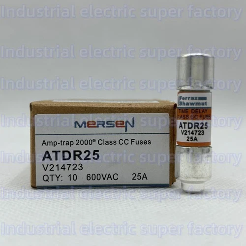 10PCS Ferraz ATDR25 Shawmut ATDR-25 25A 600V TIME DELAY Fuse NEW