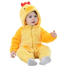 Baby Chicken Costume for Toddler Boys Girls Kids Animal Halloween Party Dress Up