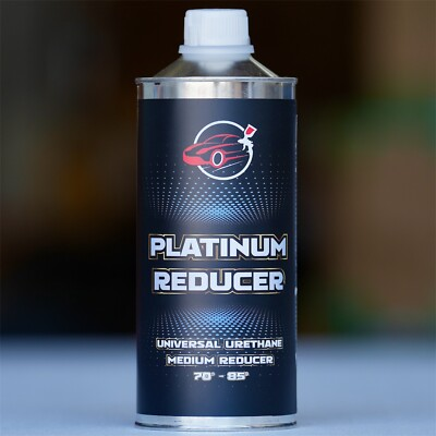 #ad Platinum Reducer Universal SLOW MEDIUM FAST Urethane Quart Size Auto Paint $26.92