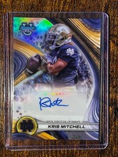 2024 Kris Mitchell Bowman University Best RC AUTO BOA-KM Refractor Hot SP