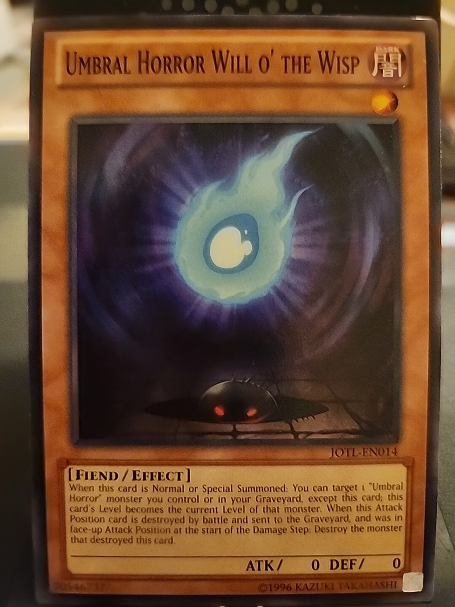 YuGiOh 2014 Mega Tin Common Umbral Horror Will o' the Wisp MP14-EN068