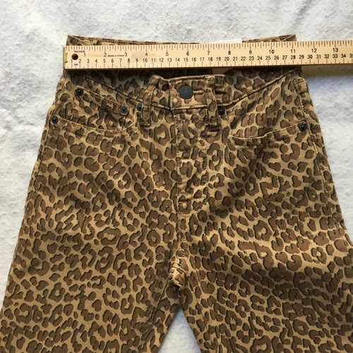 Lucky Brand Bridgette High-rise Slim Straight Leg Jeans, Women's 00/24 (Cheetah) - Picture 7 of 11