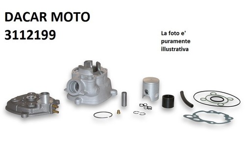 Gruppo Termico Minarelli AM6 GHISA D.49mm | Ricambio Per Motorini E Scooter - Foto 6