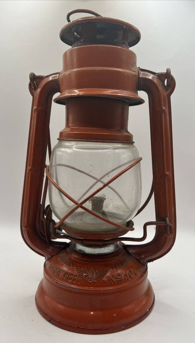VTG WINGED WHEEL Red Lantern No. 350 Japan w/ Orig. Tag | eBay
