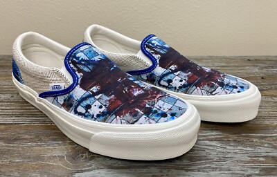 Ralph Steadman x Vans OG Classic Slip-On Blood Splatter Critical Critters Size 8