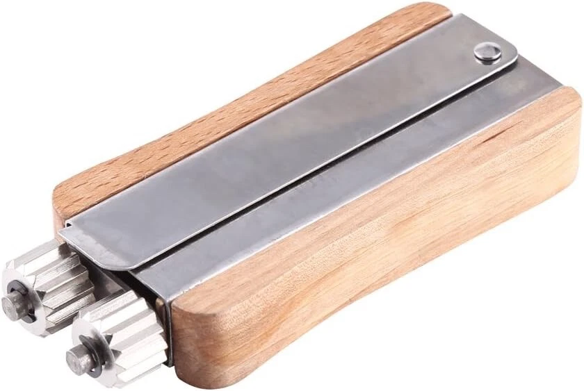 Utensile Per Zigrinatura Per Mini Tornio - Supporto Lineare Regolabile Con 3 Ruote In Acciaio - Kit Tornitura Metalli