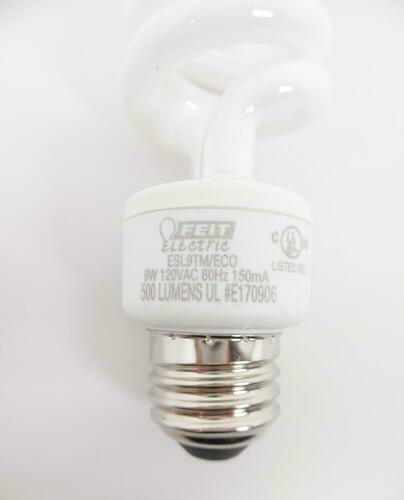 4x FEIT Electric CFL 9W (40w Replace) 120V Light Bulb 500 Lumen Soft White 2700K - Picture 5 of 5