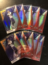 Lot Of x10 2021 Panini Phoenix Justin Tucker Fire Burst Prizm #10 Ravens SP