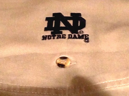 CADRE ATHLETIC NOTRE DAME - Khaki Langarm Button-Down Hemd - Herren Größe: XL - Bild 2 von 4