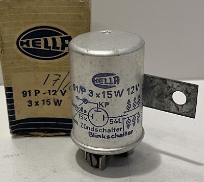 Hella 91P3x15W Blinkgeber Blinkrelais 12V OLDTIMER relay flasher