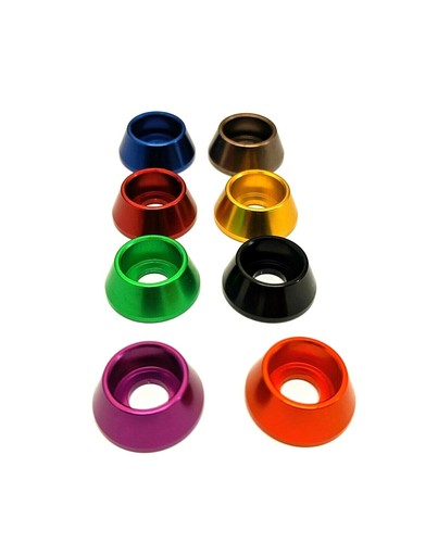 M6 x 18mm Load Spreading Cone Washers Anodised Aluminium - 11 colours - Picture 5 of 43