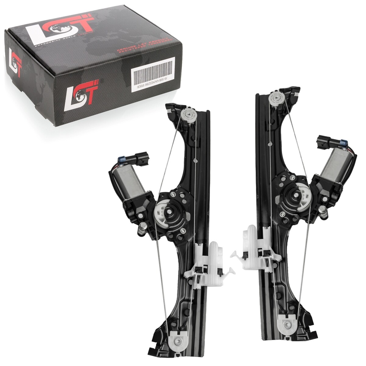 2x Electric Window Regulator with Motor Front Left Right for Fiat 500 500C 312