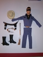 Vintage IDEAL 1966 Captain Action LONE RANGER Blue Outfit Costume /Complete Set 