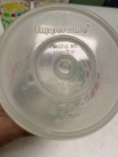Tupperware Vintage Retro Tumblers Geometric Flowers 16 oz #5107A-Lot Of 4 Cups - Picture 6 of 8