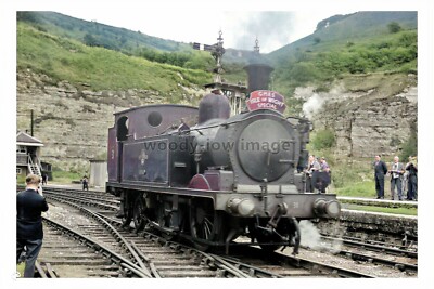 bbc0105 - Engine Chale @ Ventnor Railway Stn, Isle of Wight 1963 - Print 6x4