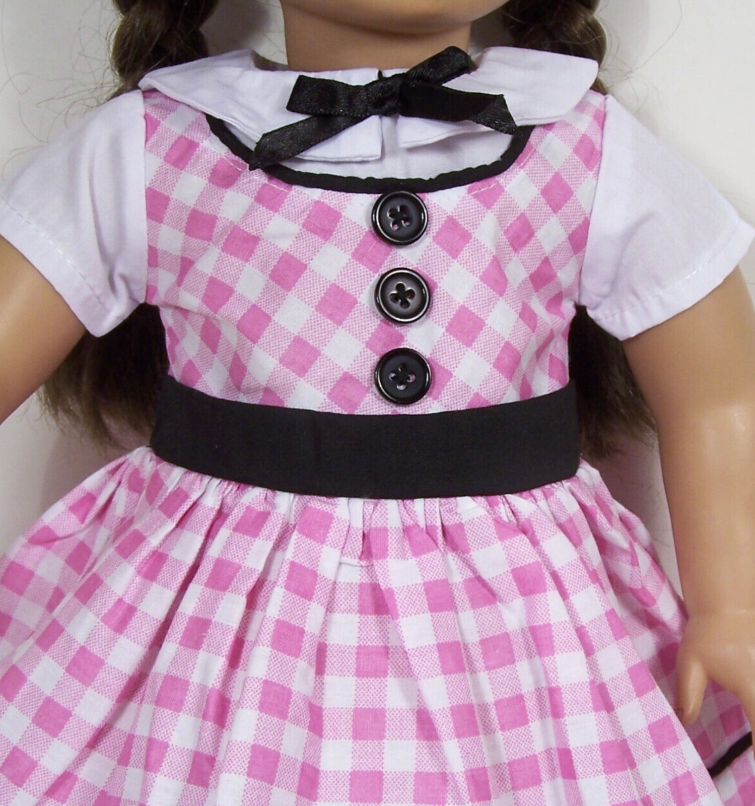 School Dress & Headband Doll Clothes For 18&rdquo; American Girl  Mary Ellen (Debs)