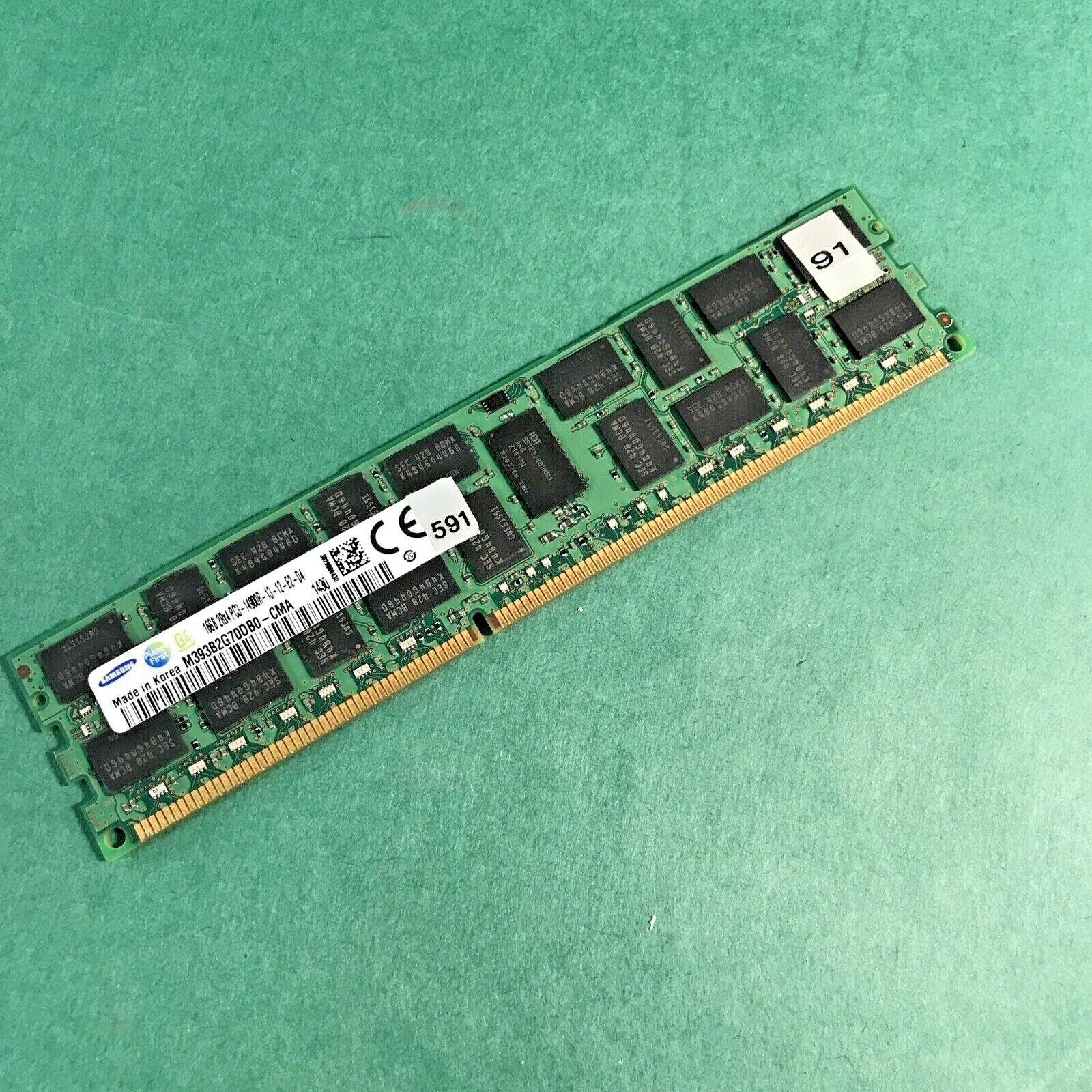 Samsung 16GB 2RX4 PC3-14900R DDR3-1866 Server Memory Module 