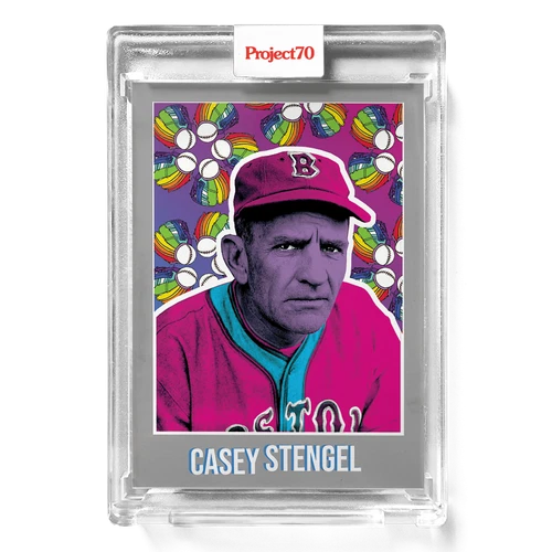 2021 Topps PROJECT 70 card #376  CASEY STENGEL by Ron English low print run