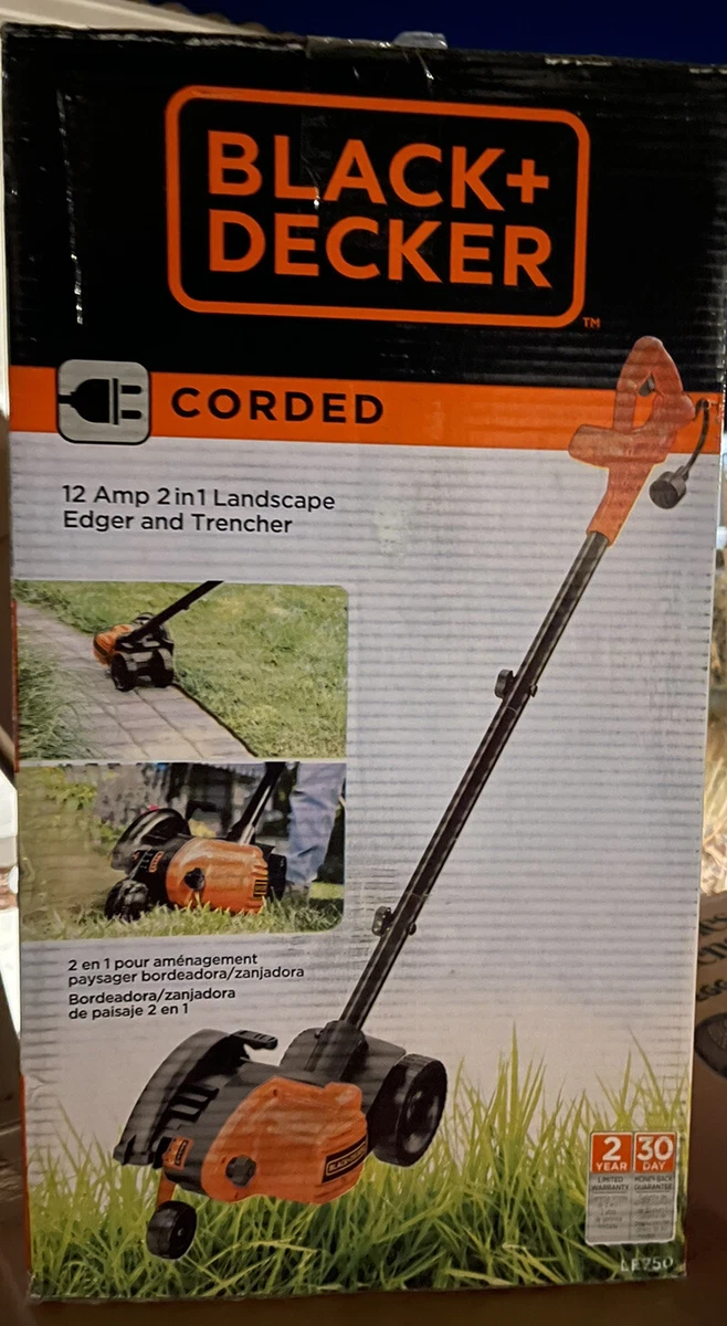 Black Decker Edger & Trencher 12 Amp LE750