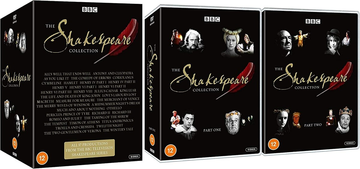 The BBC Shakespeare Collection 38xdiscs Complete Series Region 4