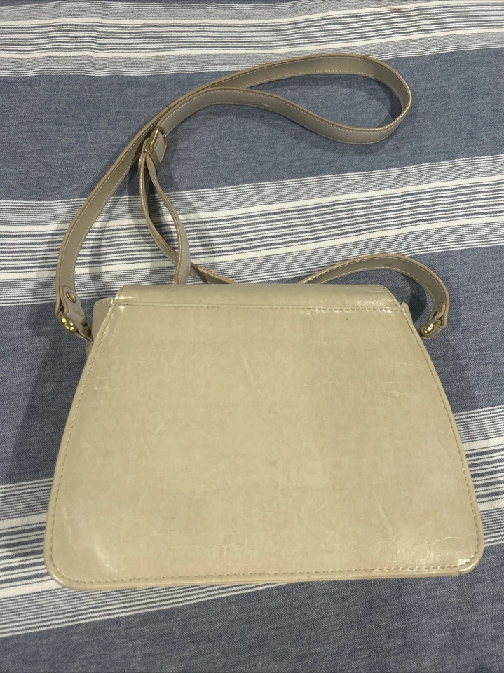 Bandolera vintage Belle Rose para mujer color tostado Foto 2 de 2