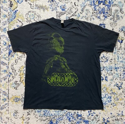 Krank Amplification Shirt 2XL Krankenstein Amp Dime Darrell Amp Skull Guitar XXL