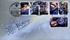2007 Blast Off 50 Years in Space (Gummed) FDC - Port Hedland WA 6721 Pictorial 