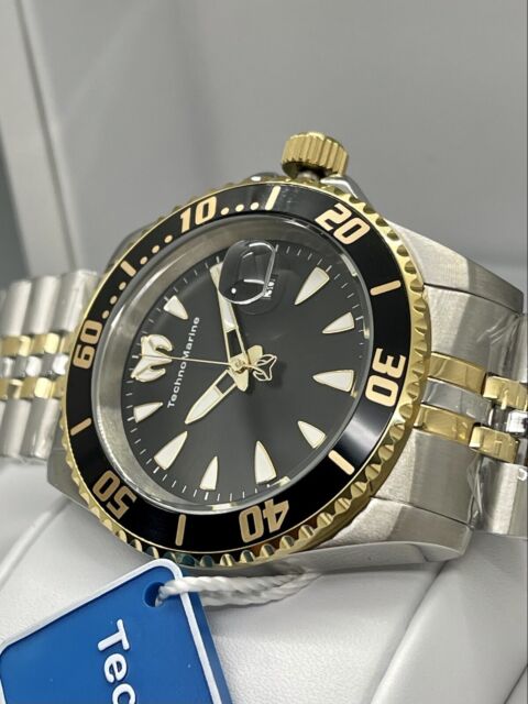 TechnoMarine Sea Manta Men's 42mm Black Dial 200m Quartz Watch Tm 