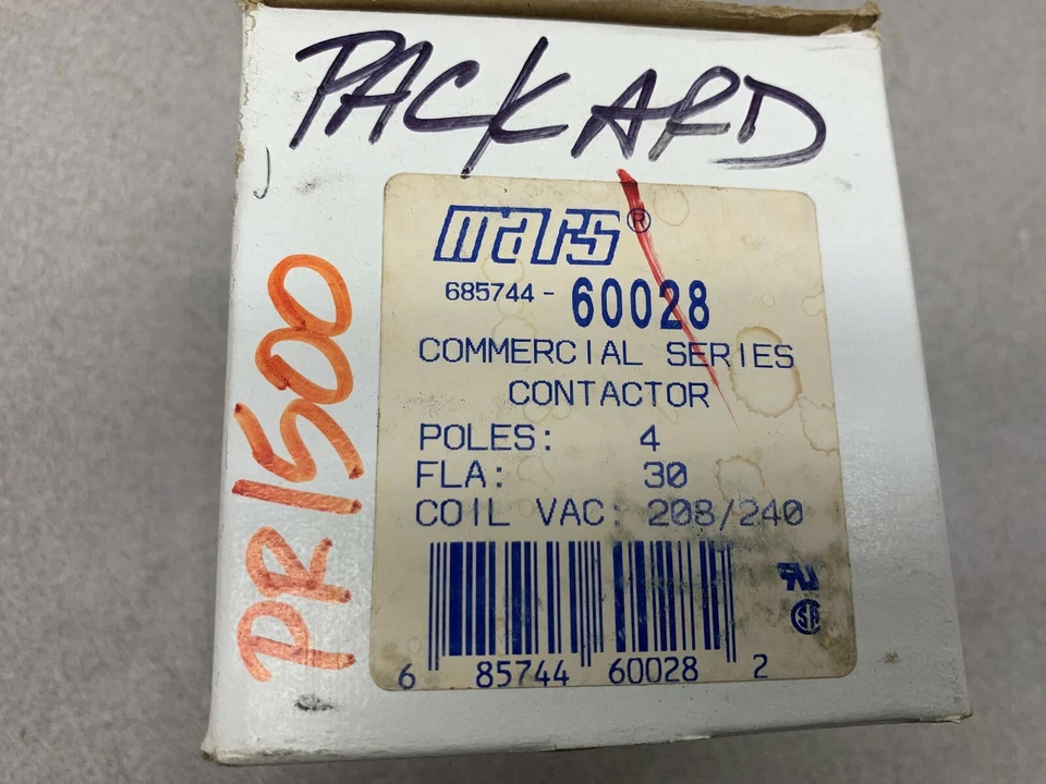 NEW IN BOX MARS CONTACTOR 685744-60028 - Image 2 of 3