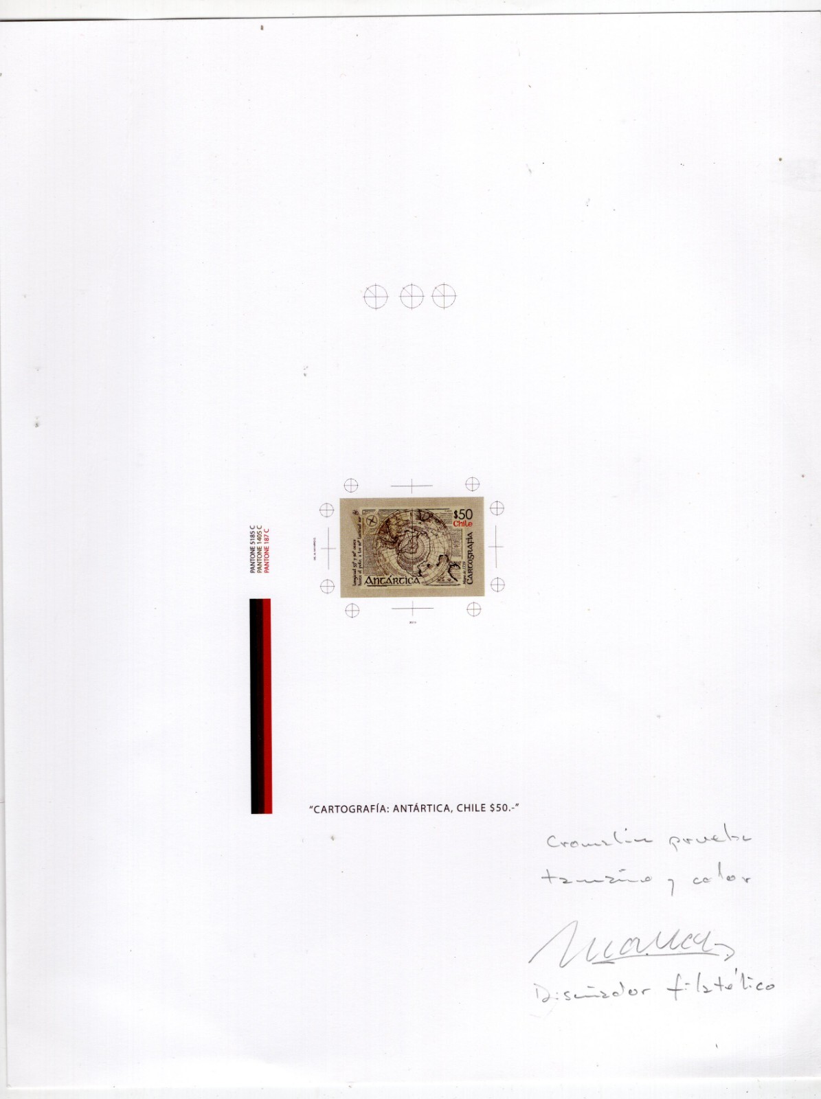 CHILE 2015 Antartic Territory proof essay rarely seen